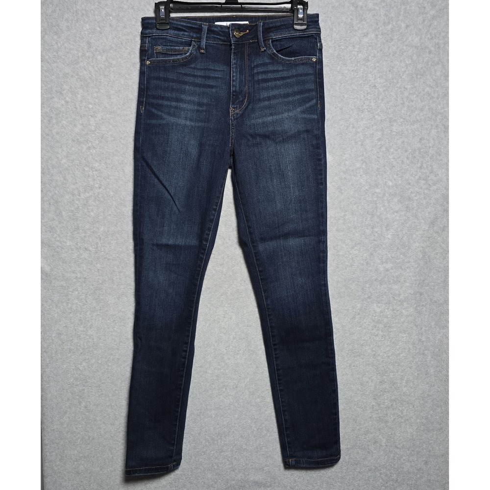 Sam Edelman Women The Stiletto Size 27 High Rise Skinny Ankle Blue Denim Jeans